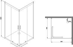 Parly Душевой уголок ZEQ911B – фотография-2